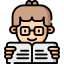  Book Reader Profile Generator Icon
