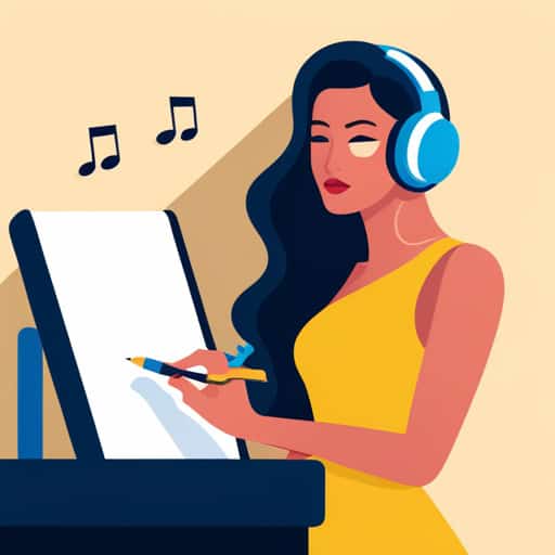 A flat illustration of a woman singing the praises and benefits of tour tool